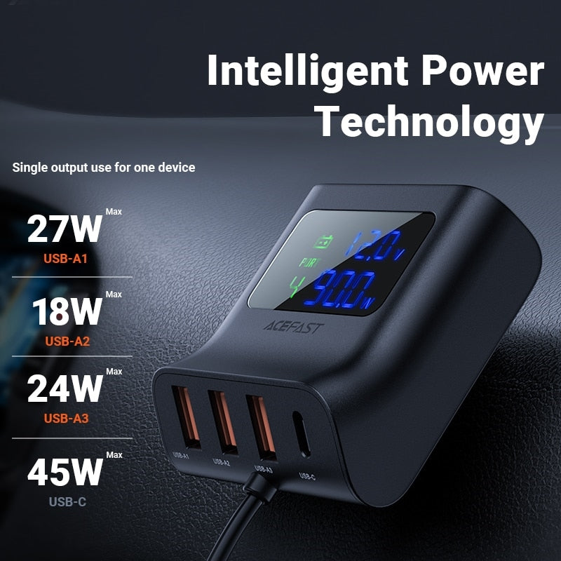 Car USB Splitter Fast Charging Station - Image 3
