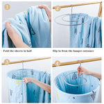 Rotating Spiral Space-Saving Drying Rack