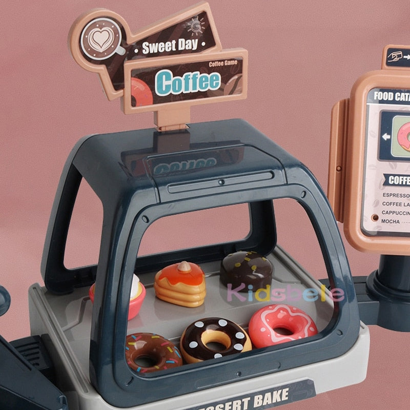 Kids Coffee Shop Toy Set - Image 3
