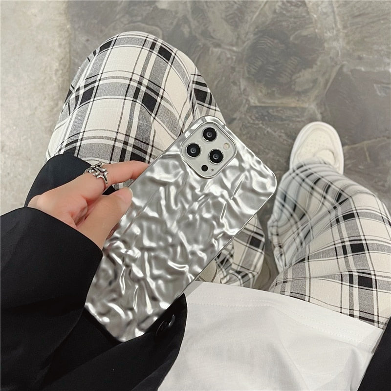 Aluminium Foil Pattern iPhone Case - Image 0