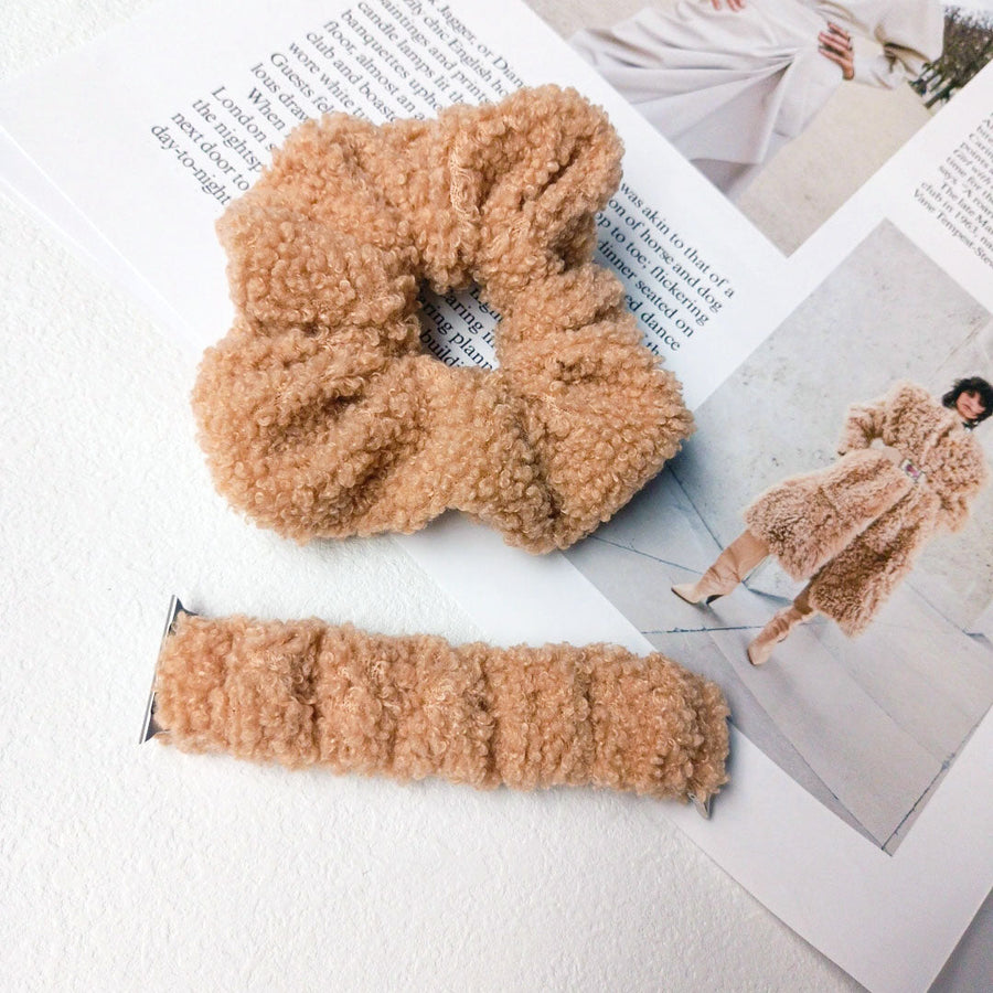 Cozy Plush Smart Watch Wristband - Image 7