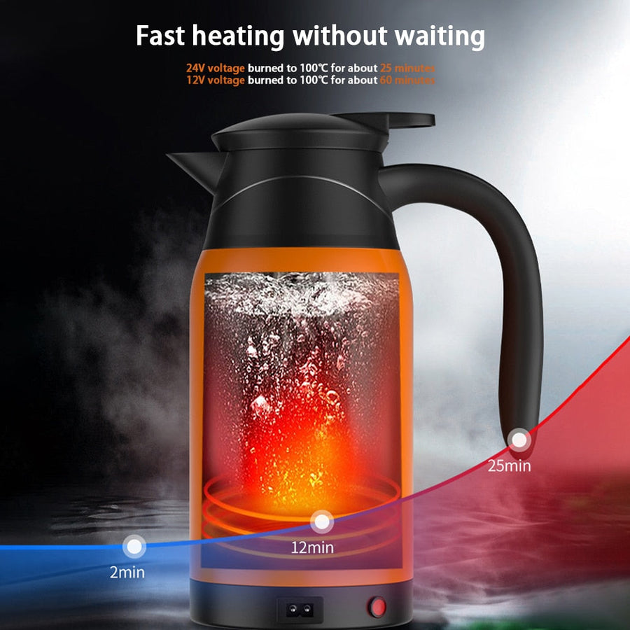 Electric Stainless Steel Travel Kettle - Image 3