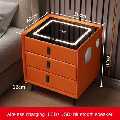 Creative Multifunctional Smart Bedside Speaker Table - Image 16