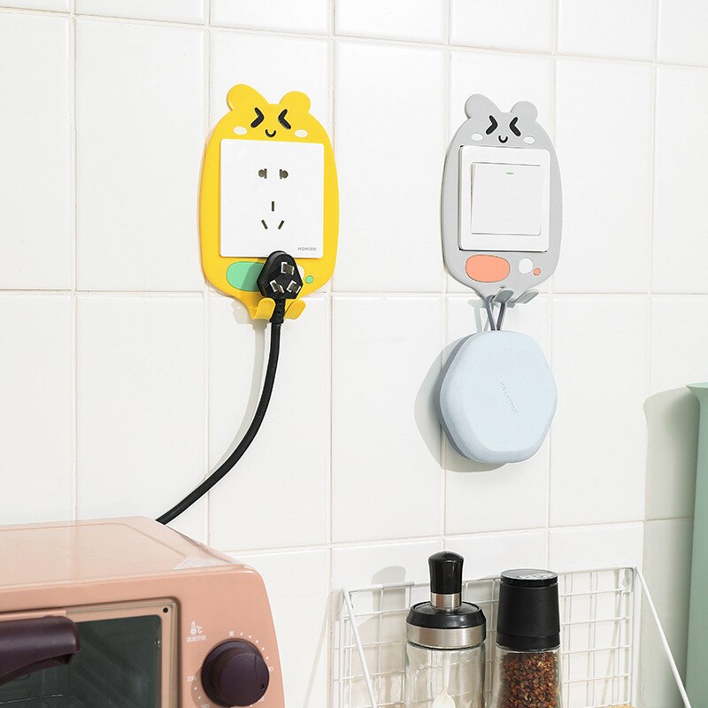 3D Luminous Cartoon Hook Outlet Sticker - Image 3