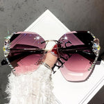 Fancy Women Rhinestone Sunglasses