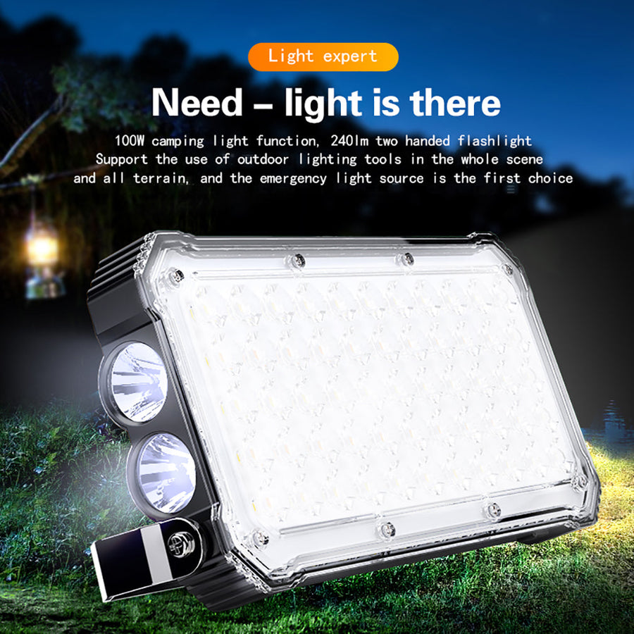 Waterproof Wireless Charging LED Lamp Power Bank - Image 3