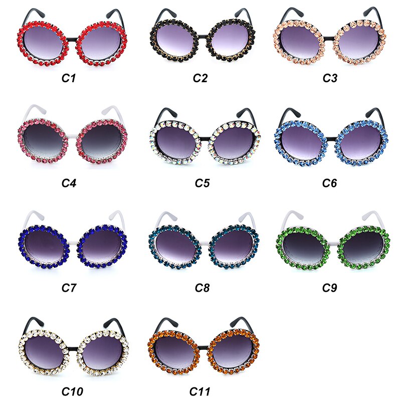 Oversize Round Luxury Sunglasses