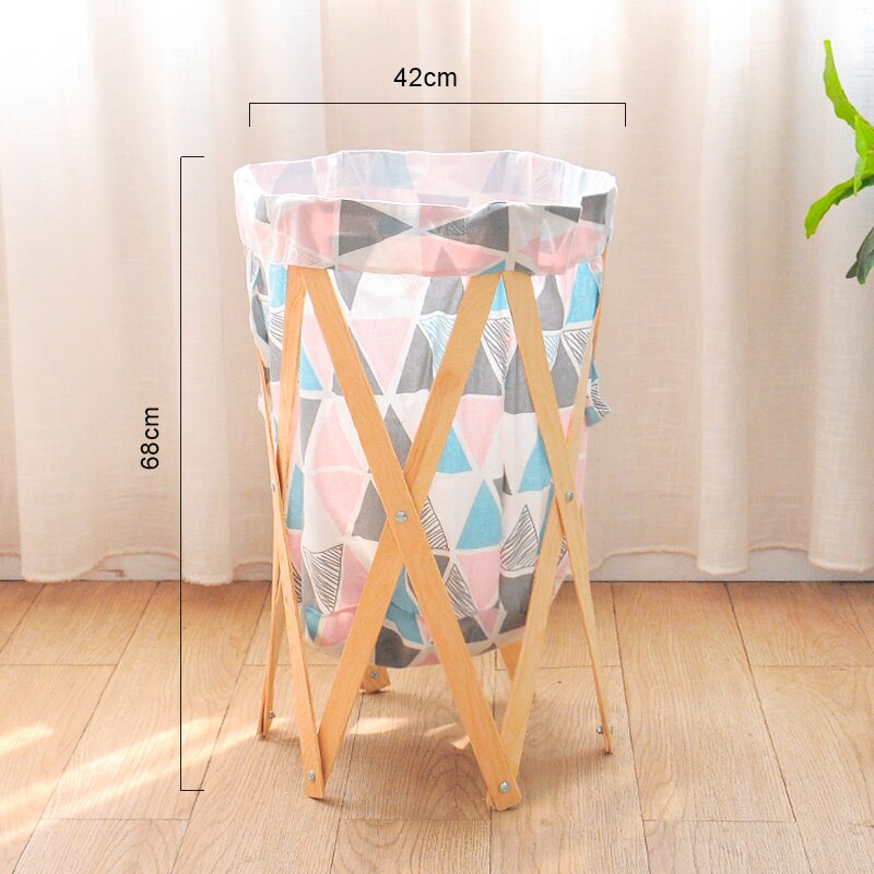 Modern Simple Foldable Creative Large Foldable Laundry Basket - Image 3
