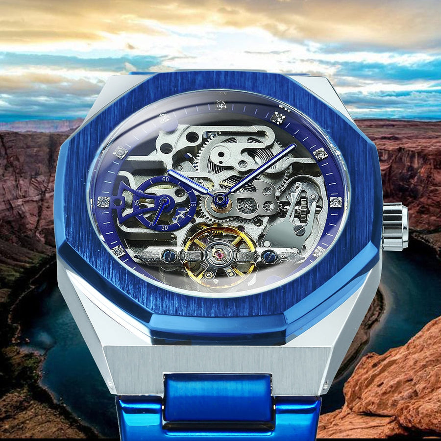 Royale Skeleton Mechanical Men Watch - Image 7