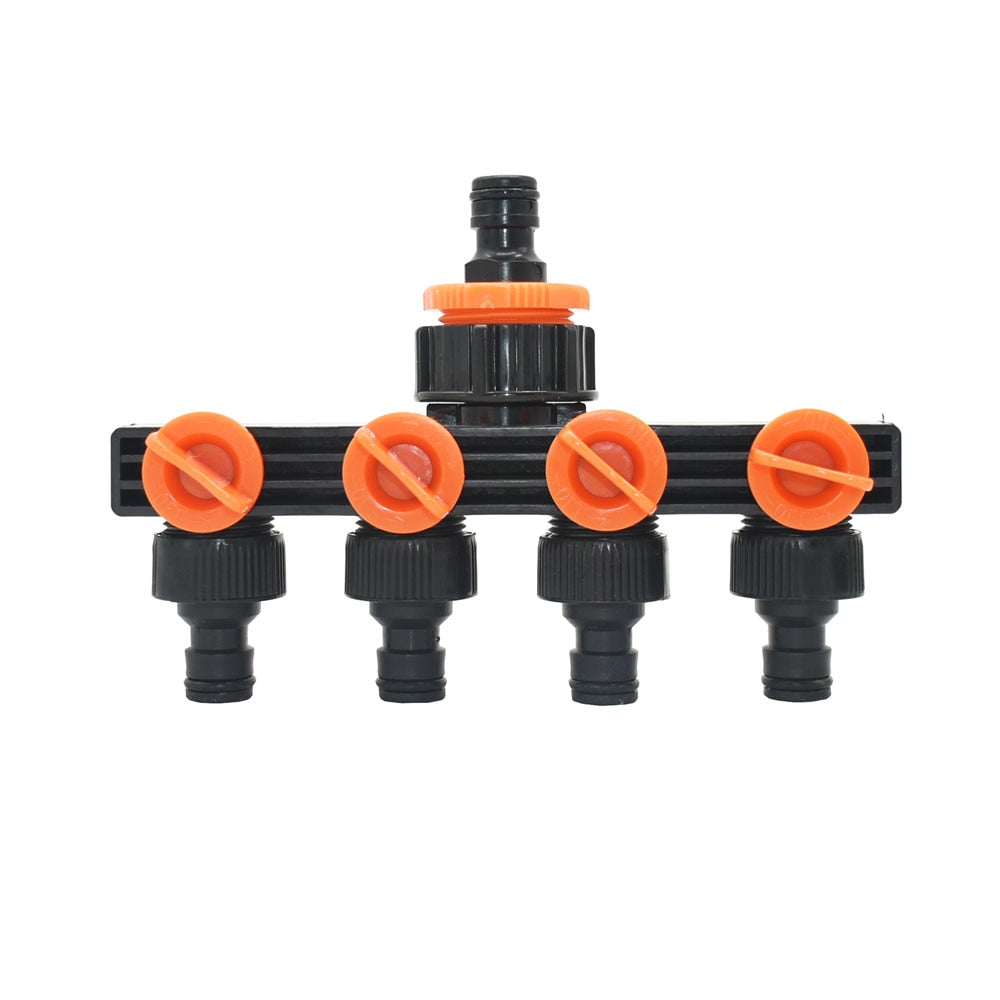 4-Way Garden Tap Water Splitter