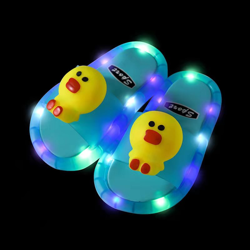 Luminous Cartoon Children Slippers - Image 7
