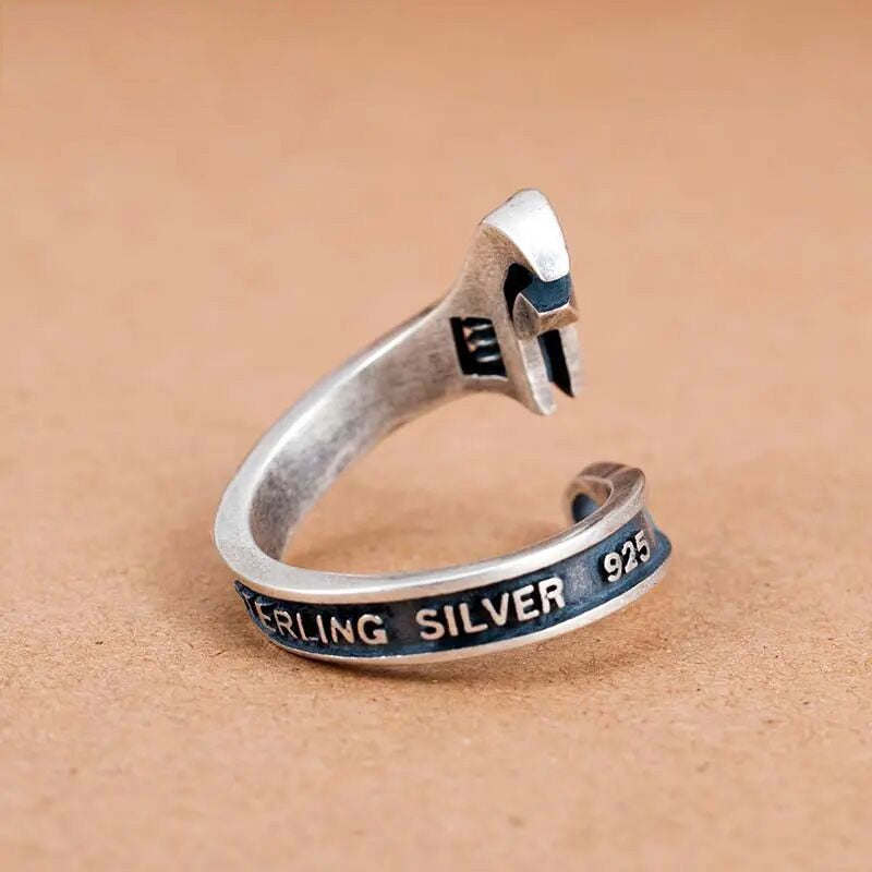 Retro Adjustable Wrench Ring - Image 1