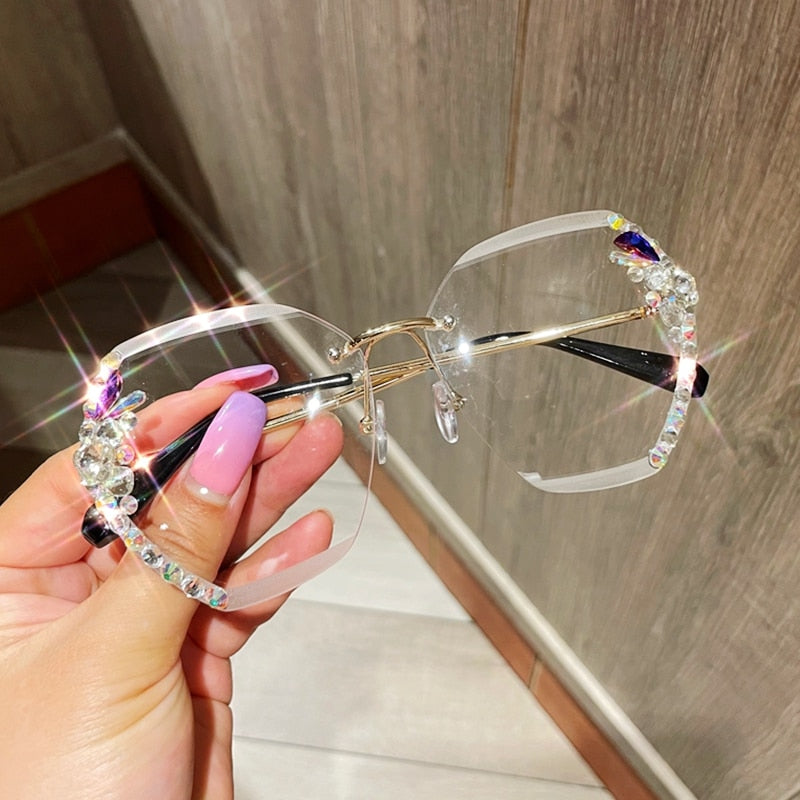 Fancy Women Rhinestone Sunglasses - Image 13
