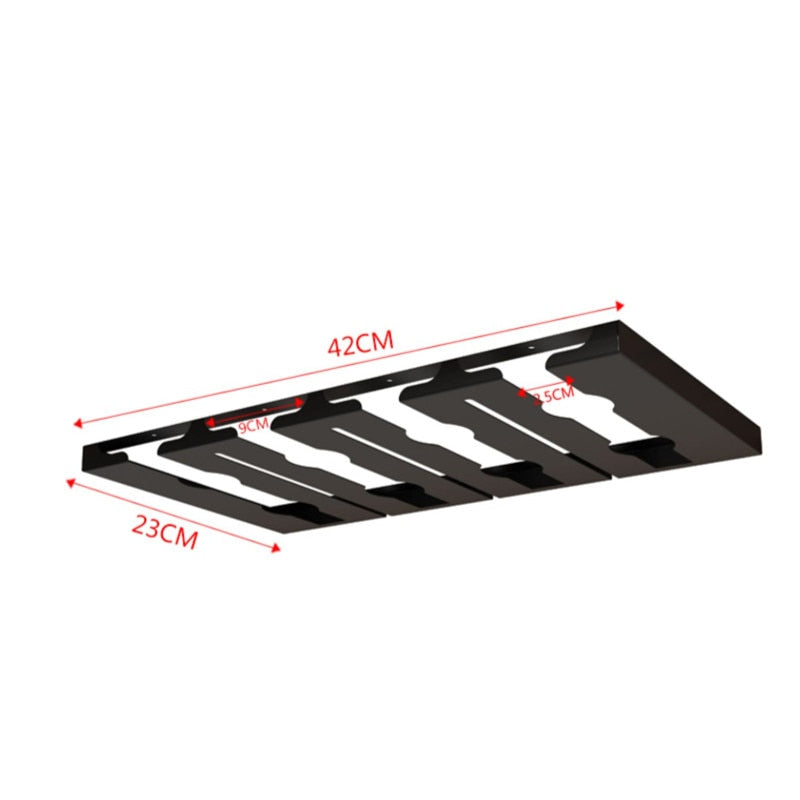 Under Cabinet Glass Organizer Rack - Image 11