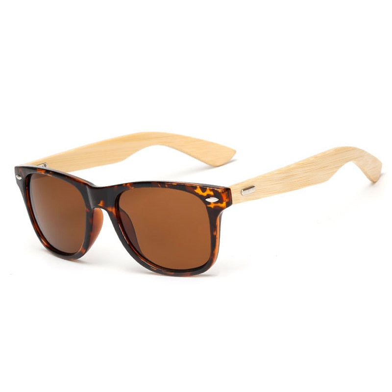 Bamboo Retro Wood Sunglasses - Image 7