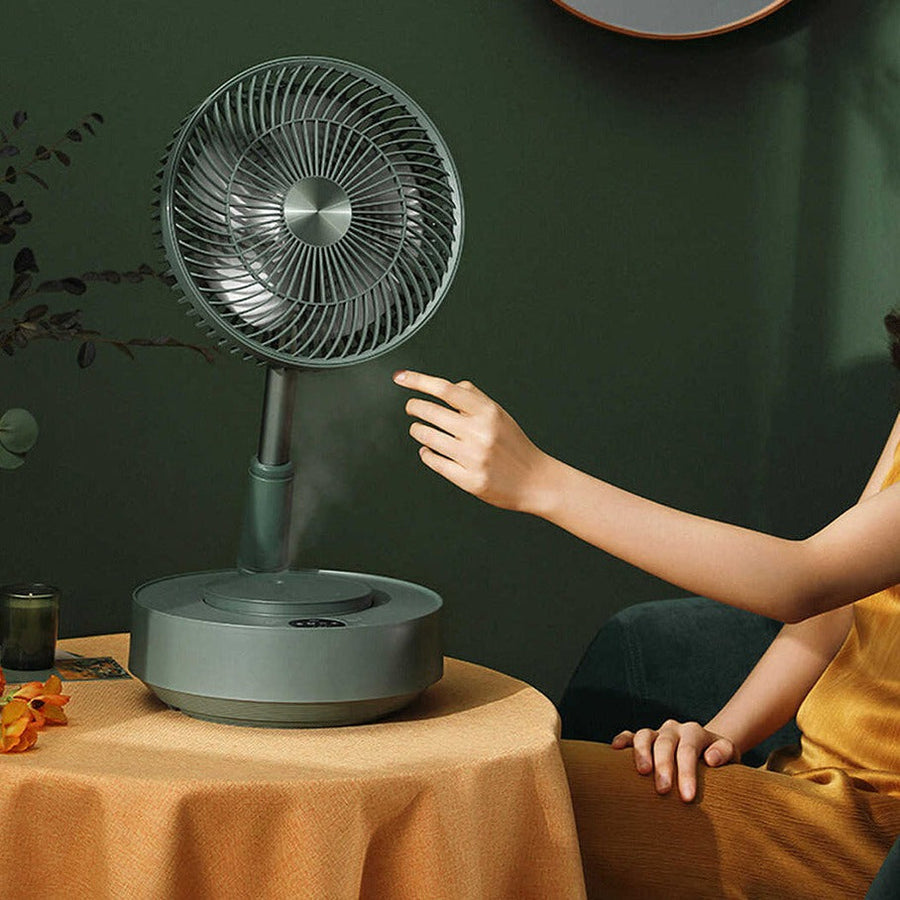 Elegant Mini Foldable Humidifier Fan - Image 1