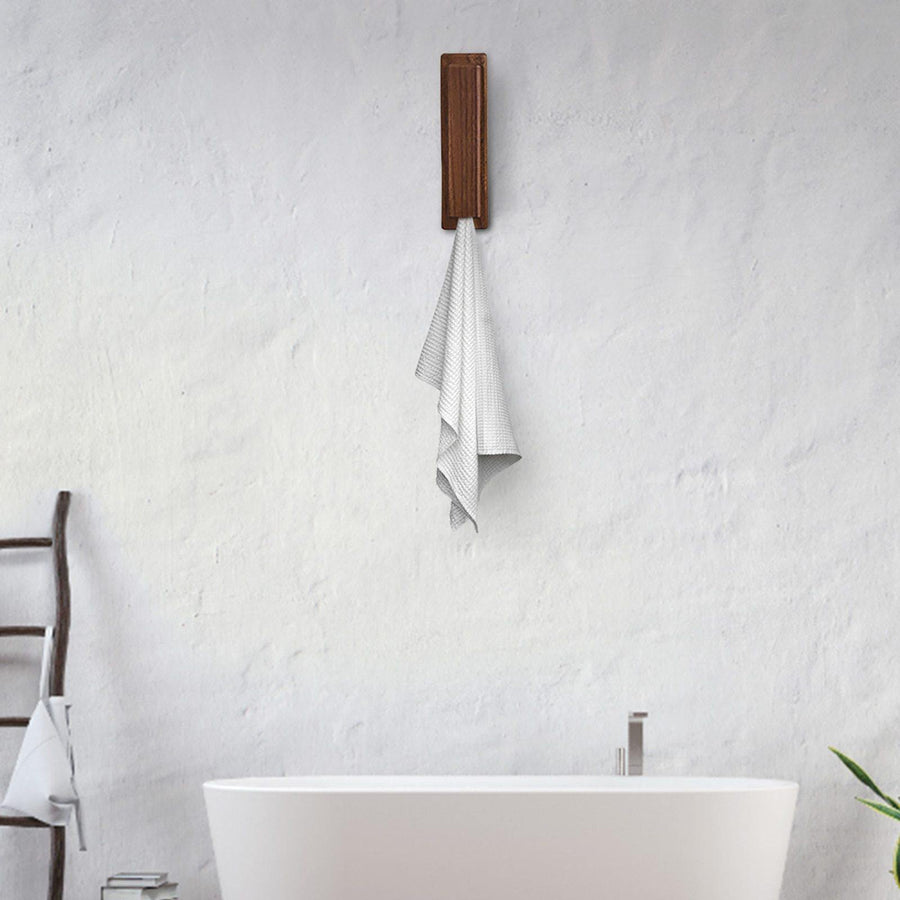 Rustic Wood Towel Clothes Hanger - Image 3