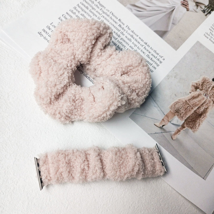 Cozy Plush Smart Watch Wristband - Image 6