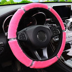 Cozy Car Plush Wheel Cover