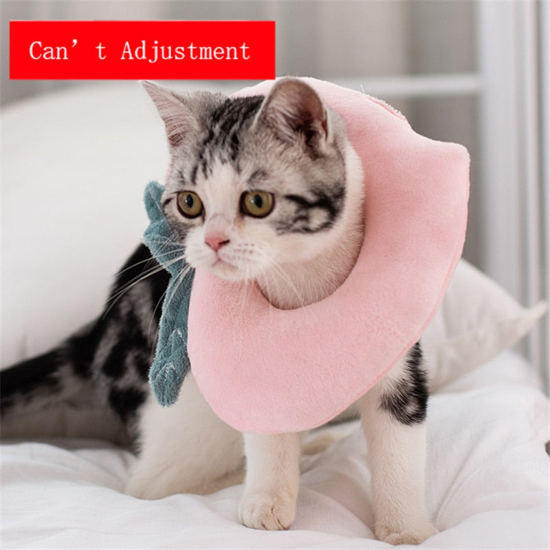 Soft Avocado-Shaped Pet Healing Collar