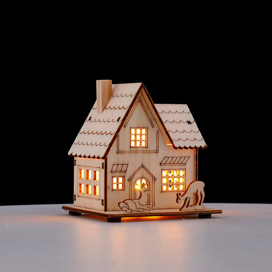 DIY Wooden Hanging House Decor Glowing Lamp - Image 9