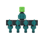 4-Way Garden Tap Water Splitter