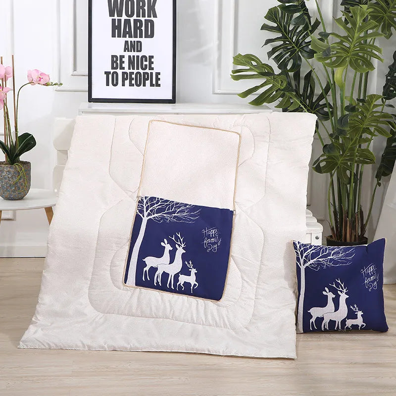 Cozy Convertible Pillow Quilt Combo Blanket - Image 11
