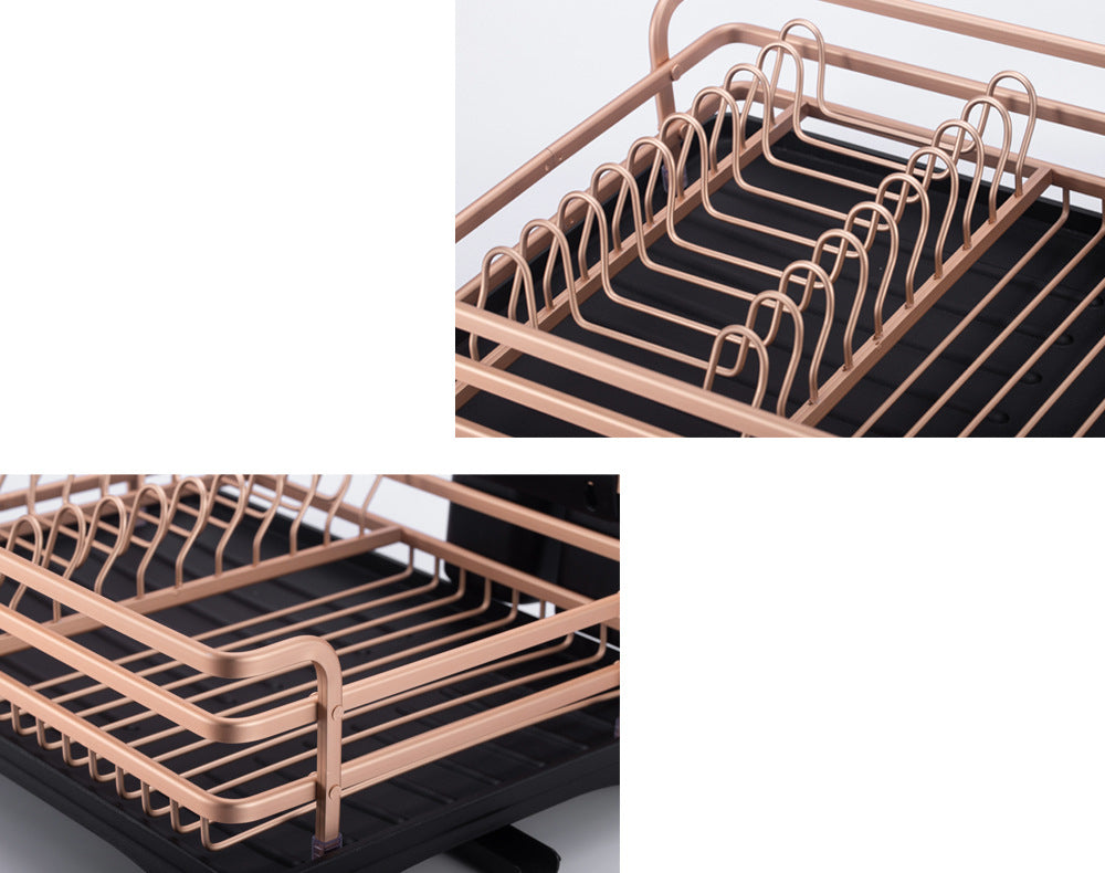 Creative Kitchen Matte Dish Drying Rack · Mavigadget