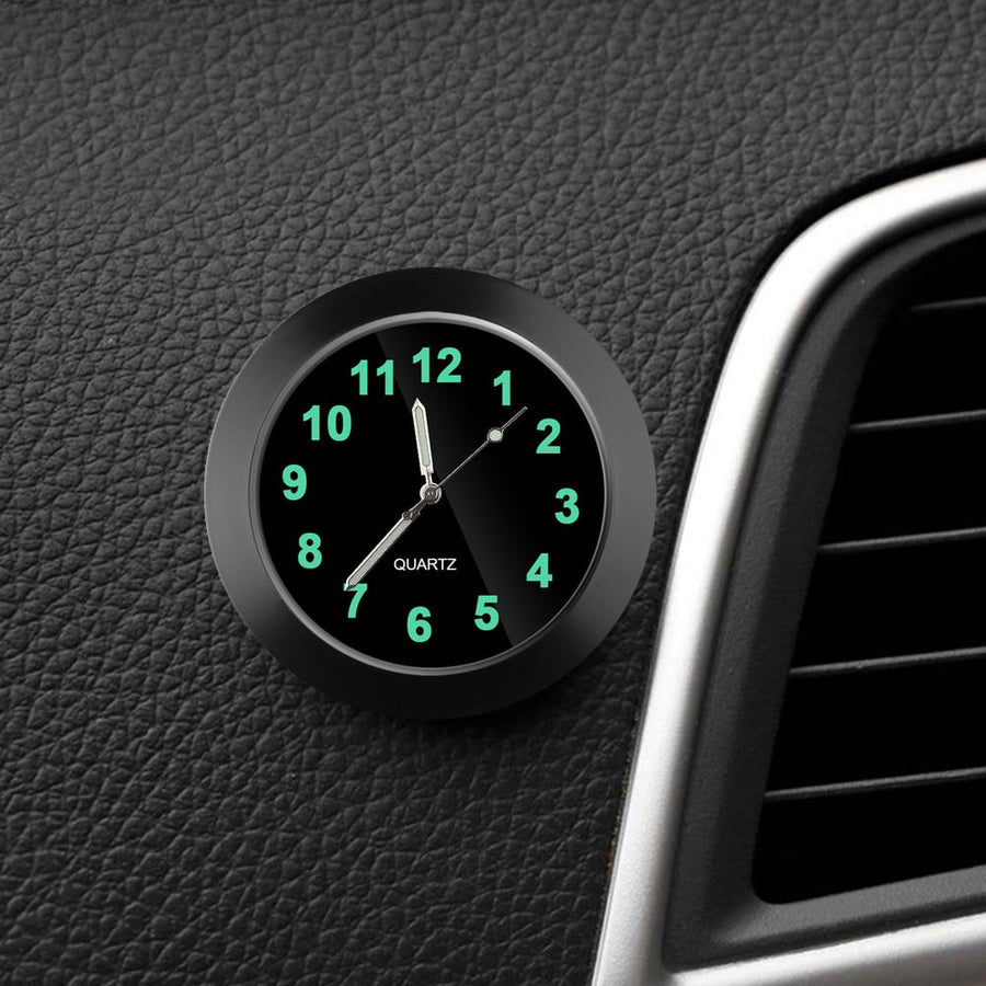 Stick-On Car Dashboard Luminous Clock - Image 0