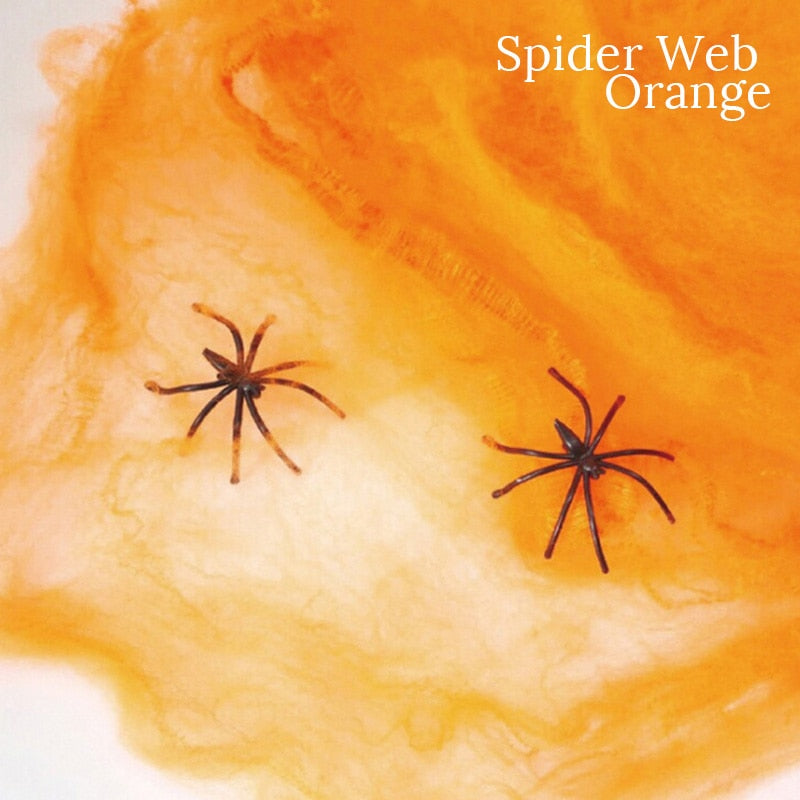 Artificial Stretchy Cobweb Halloween Decoration - Image 7