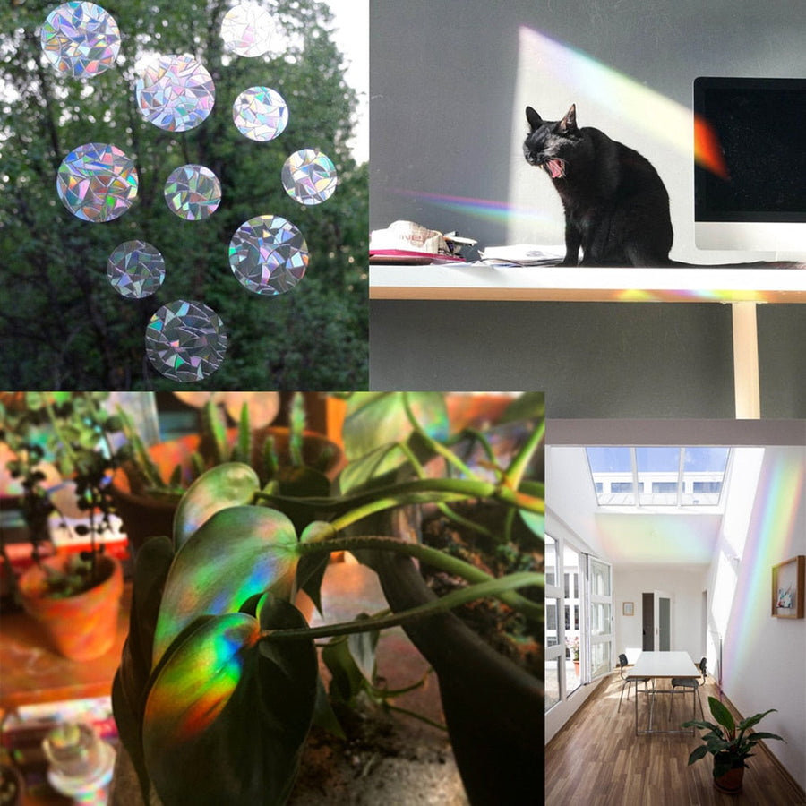 Rainbow Sun Catcher Reflective Window Stickers - Image 2