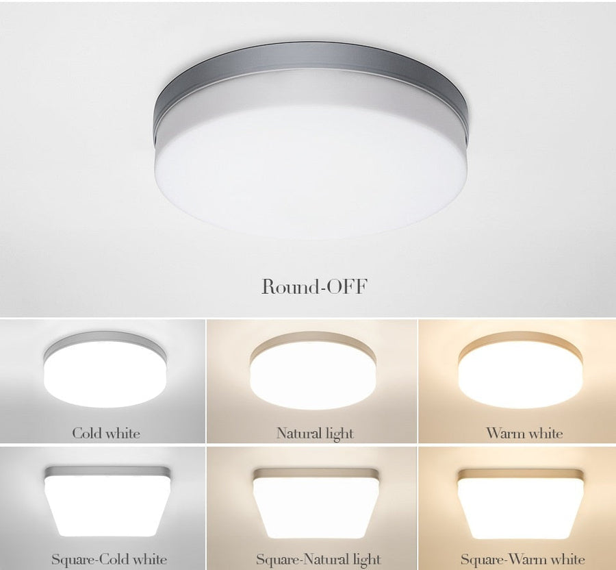 Natural Room Sleek LED Ceiling Light - Image 6