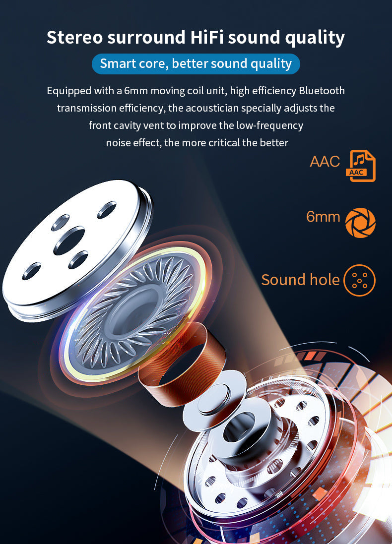 Wireless Touch Control Power Bank Earphone