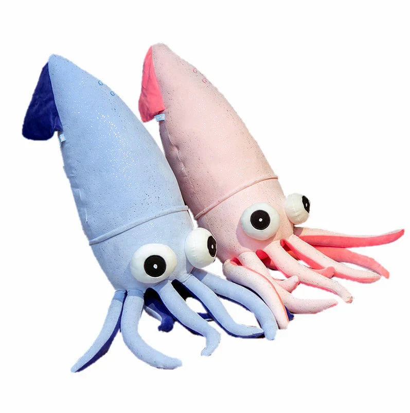 Jumbo Huggable Squid Softie Plush Toy - Image 2