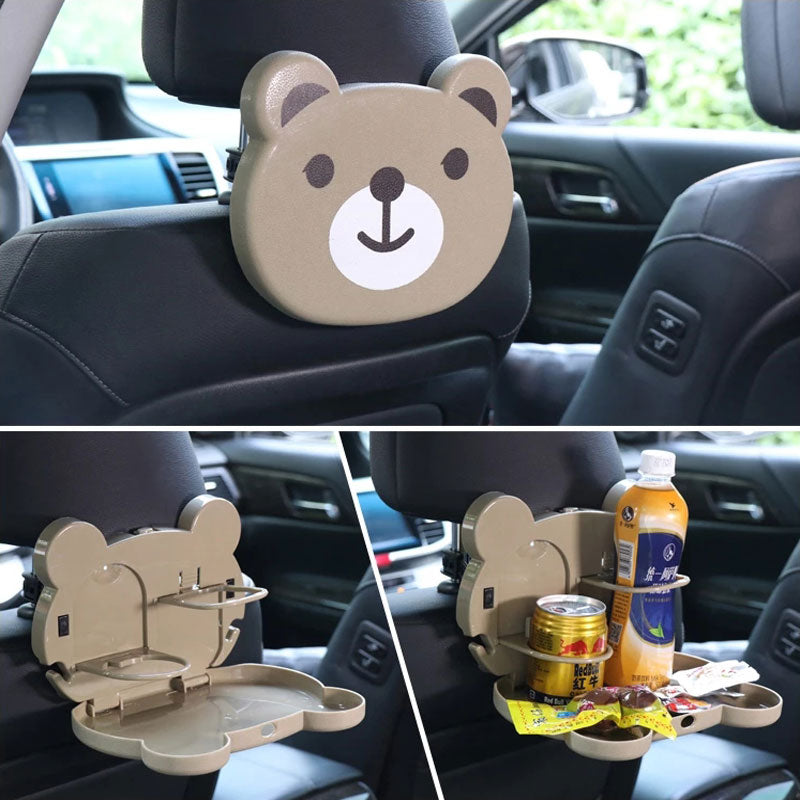 Multifunctional Mini Panda Car Backseat Tray - Image 0