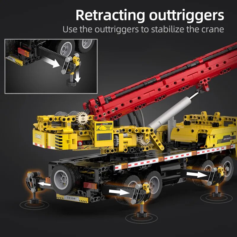 City Construction Remote-Control Learning Crane Truck