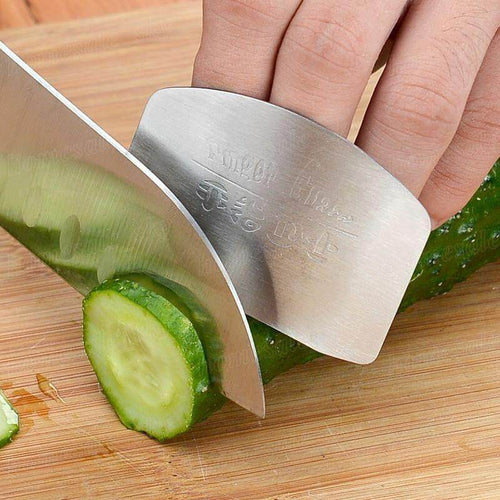 Stainless Steel Safety Cutting Finger Protector - Image 0