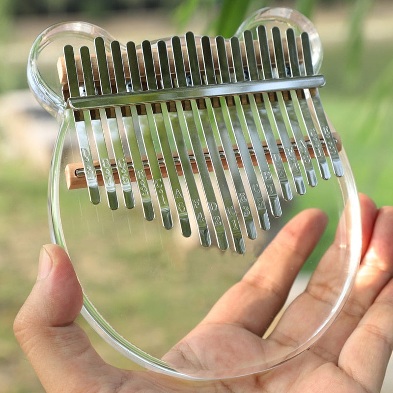 Mini Musical 17 Key Acrylic Thumb Piano - Image 8