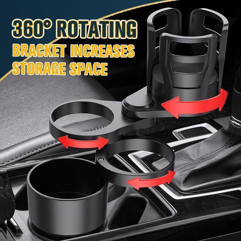 360 Rotating Multifunctional Adjustable Car Cup Holder