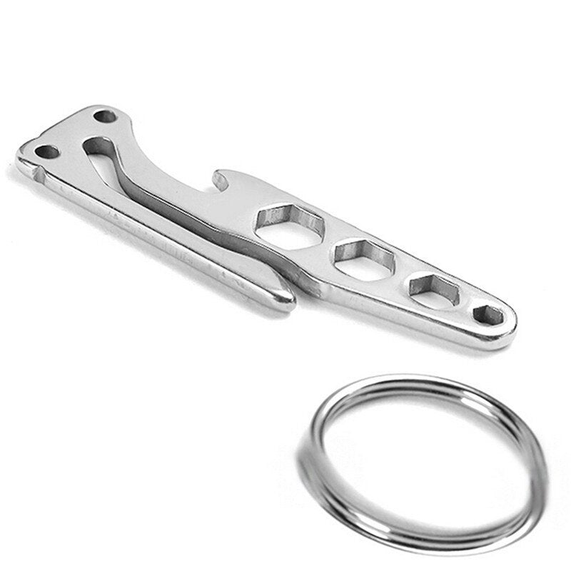 Multifunctional Outdoor Wrench Pocket Tool Keychain - Image 5