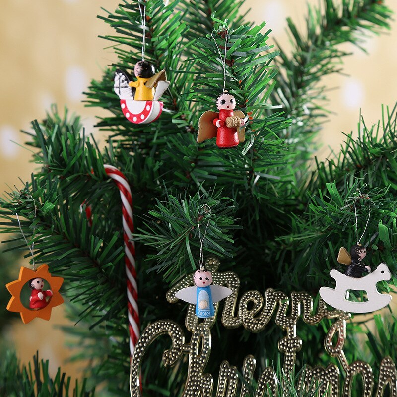 48pcs Santa's Runners Wooden Decoration Set - Image 7