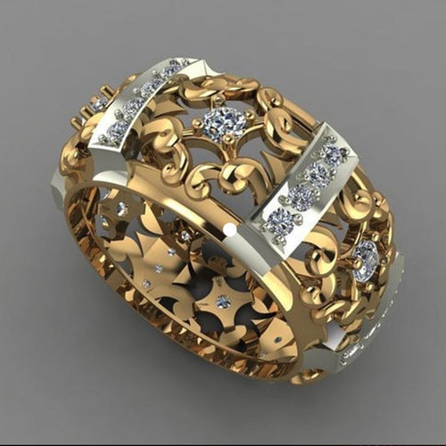 Geometric Ethnic Zircon Strength Ring - Image 0