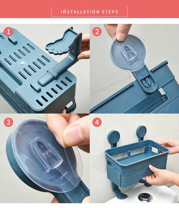 Multi-Layer Bathroom Organizer Toilet Storage Rack - Image 4