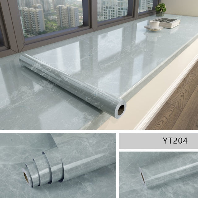 Marble Effect Self-adhesive Waterproof Wallpaper - Image 17