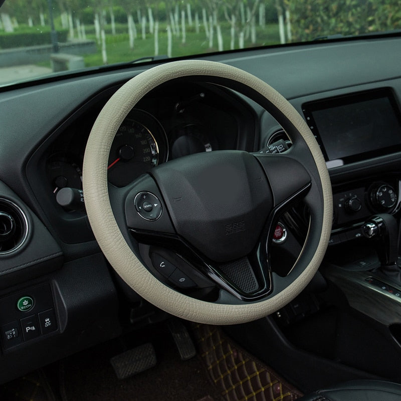 Car Styling Anti-slip  Steering Wheel Cover - Image 1