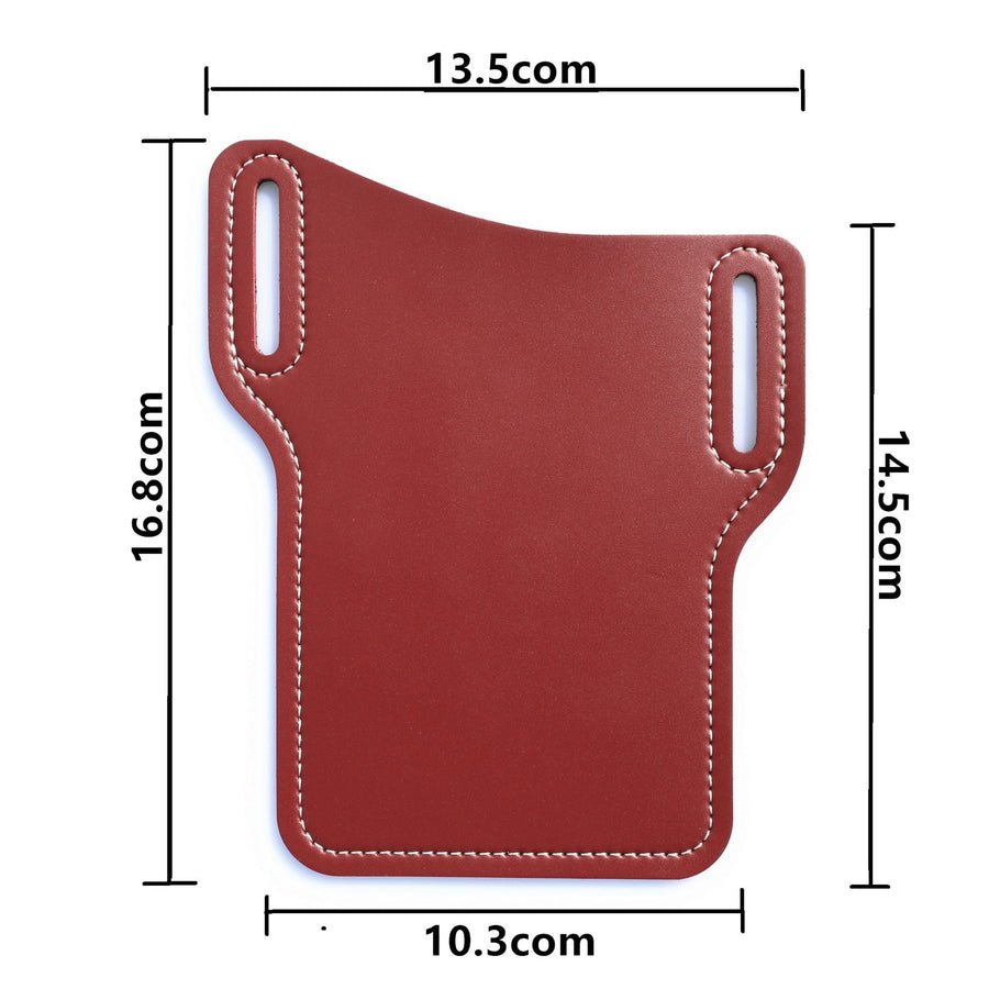 Retro Leather Waist Phone Holder - Image 4