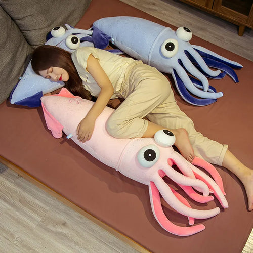 Jumbo Huggable Squid Softie Plush Toy - Image 0