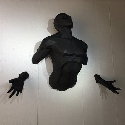Retro Creative Enlightened Man Art Wall Decor - Image 3