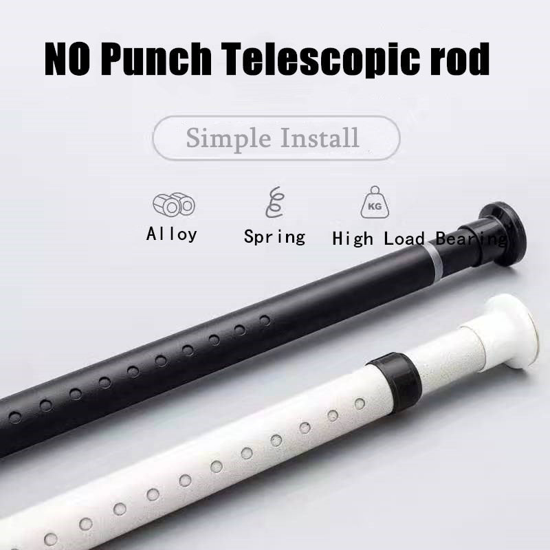Punch-Free Adjustable Curtain Hanging Rod - Image 4