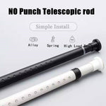 Punch-Free Adjustable Curtain Hanging Rod